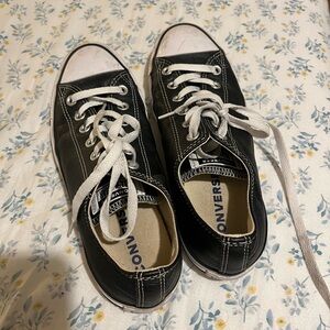 Leather Converse Black
